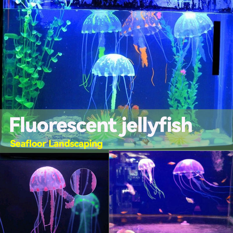 Glowing Fish Jellyfish Tank Aquarium Decoration