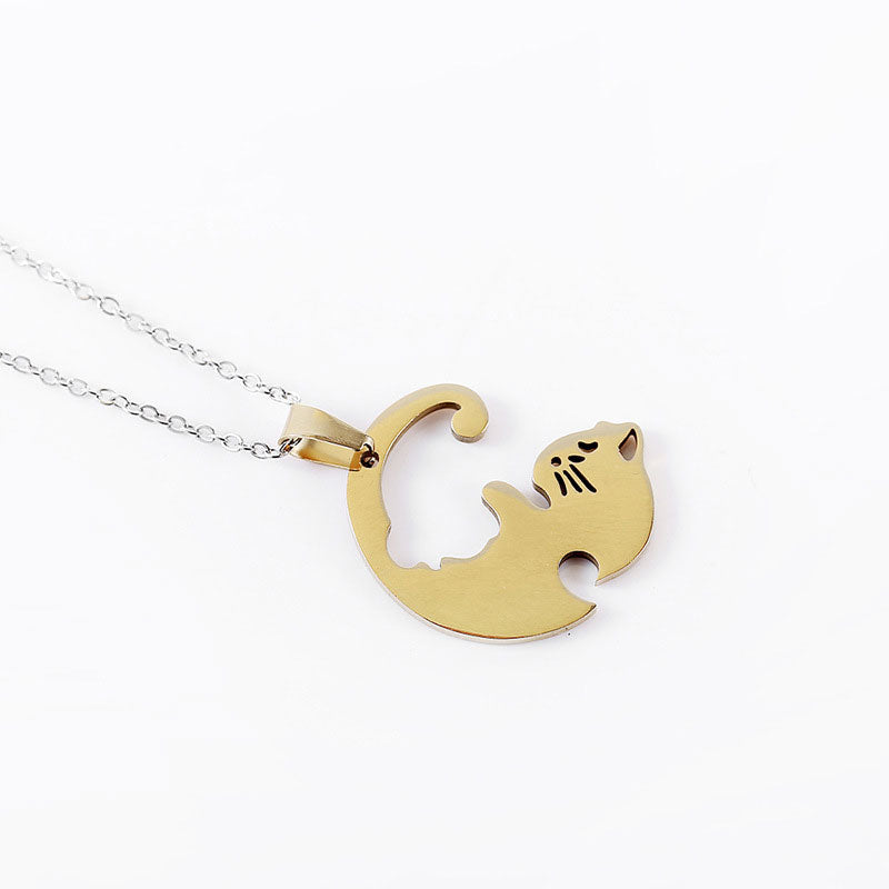 Little Kitty Couple Necklace