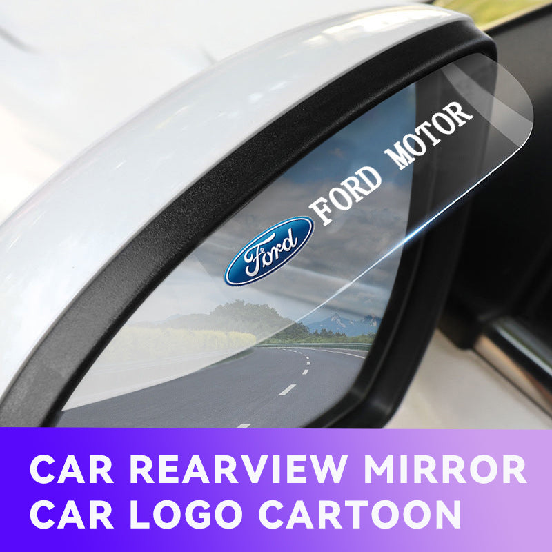 Car Rearview Mirror Rain Shield 3D Three-Dimensional