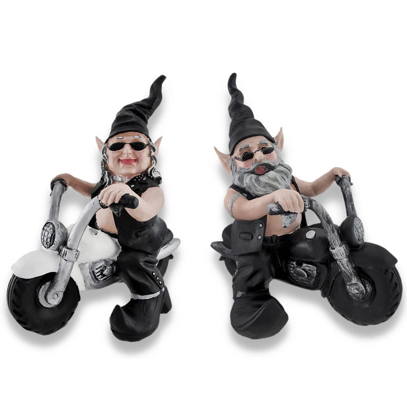 Gnomes Statue Motorcycle Bikers