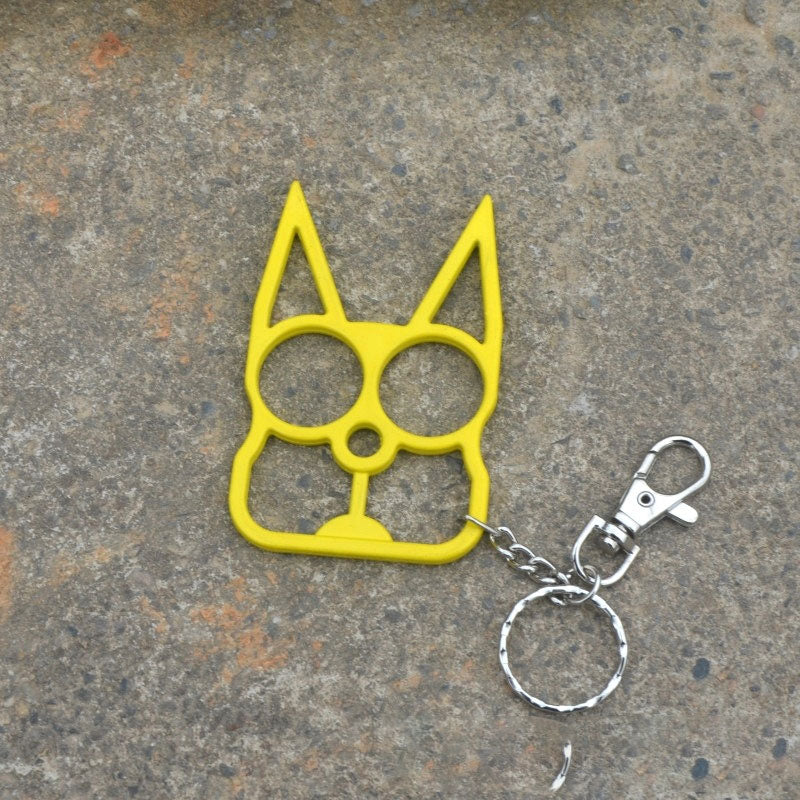 Justice Cat Two Finger Buckle with Key Ring