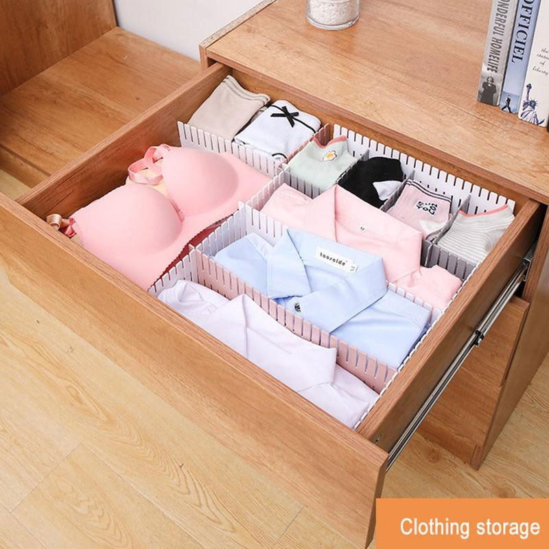 4 Pcs Grid Drawer Divider