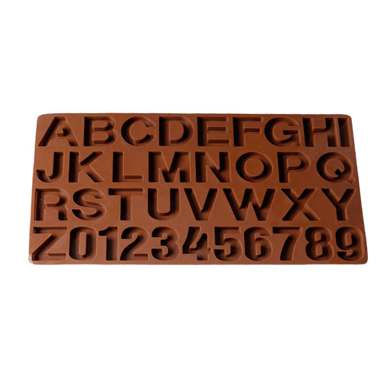 Silicone Alphanumeric Mold