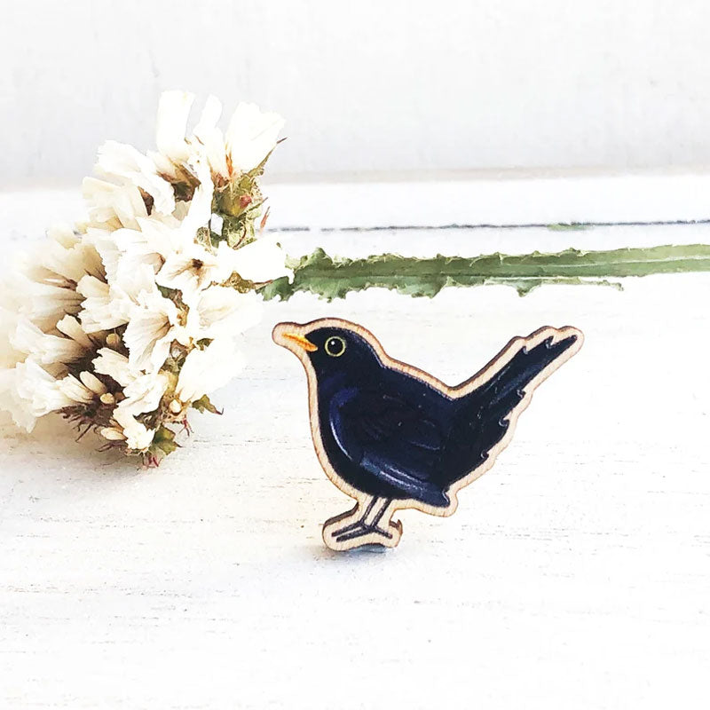 Handmade Mini Tiny Bird Badg