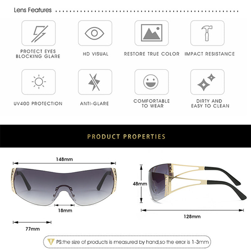 Folbom - Frameless One-piece Fashion Glasses