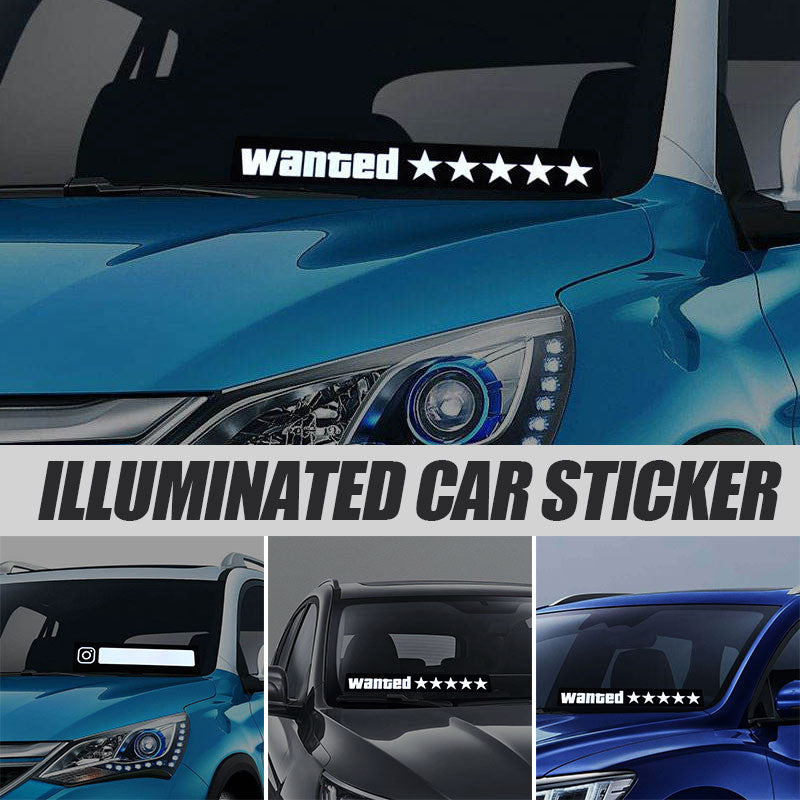 New El Luminous Car Sticker Car Luminous Decoration