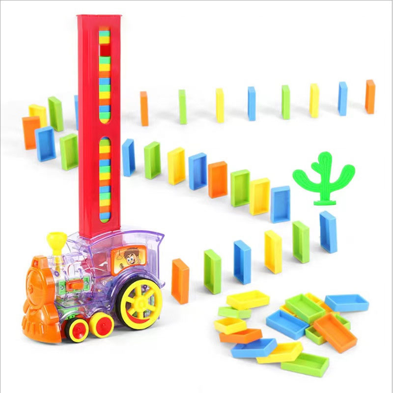 Kids Electric Domino Train