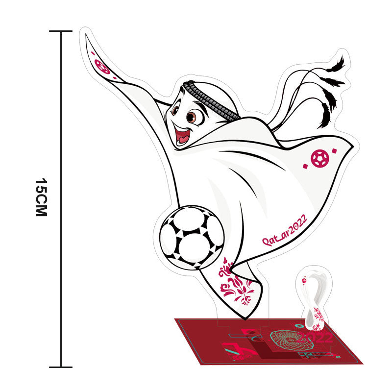 2022 World Cup Mascot Standing Sign