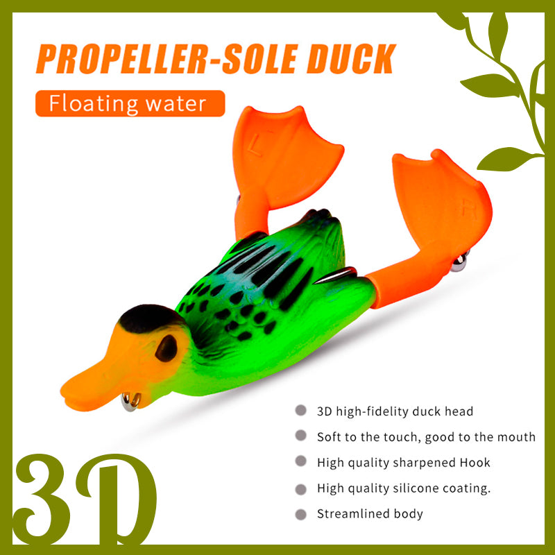 Double Propeller Duckling Soft Bionic Bait