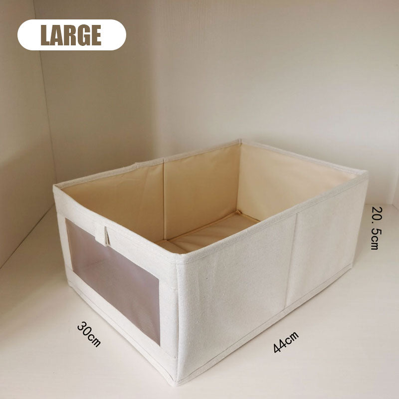 Window Cloth Wardrobe Clothing Storage Box