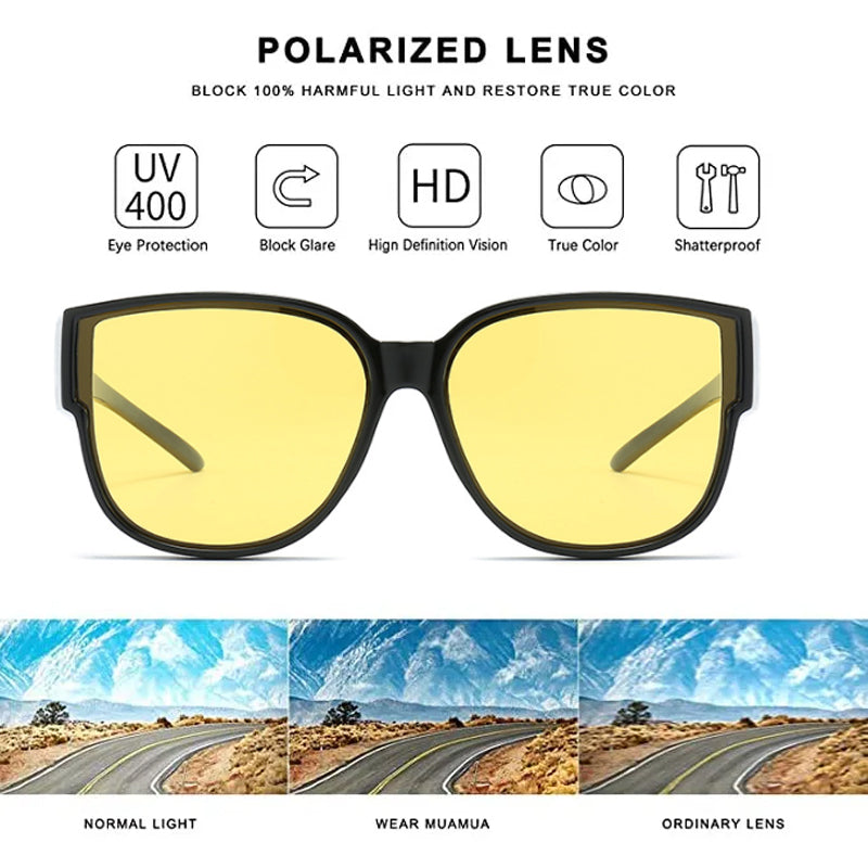 Portable One Mirror Dual Purpose Sunglasses