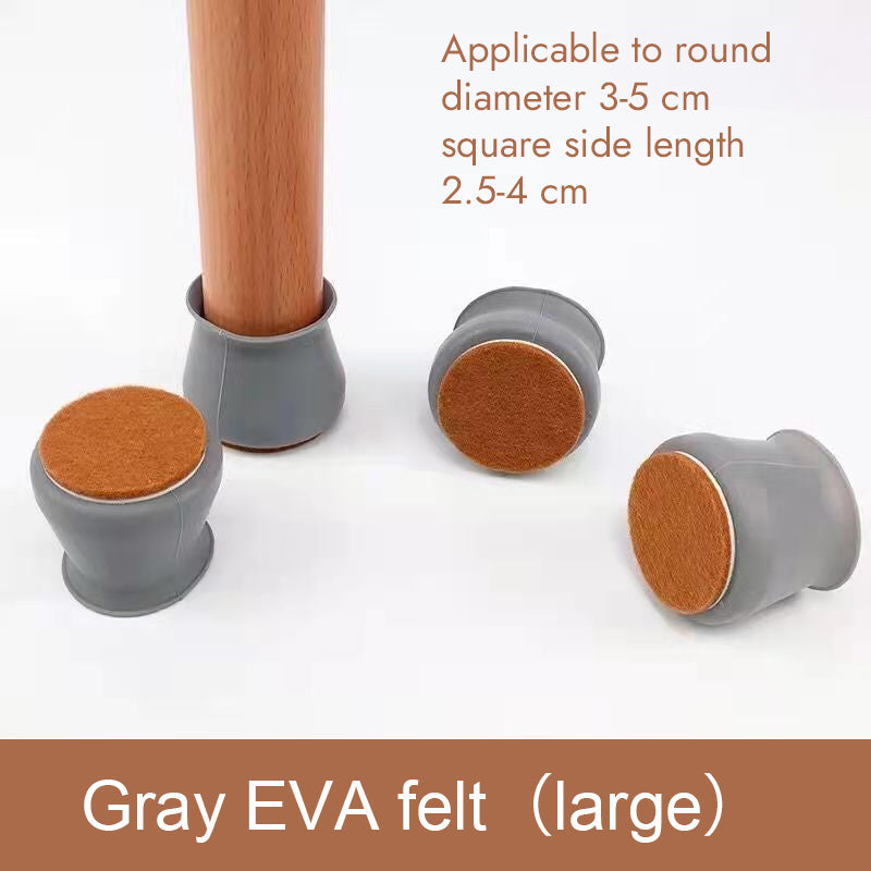 Thick Felt Silicone Table Leg Cover