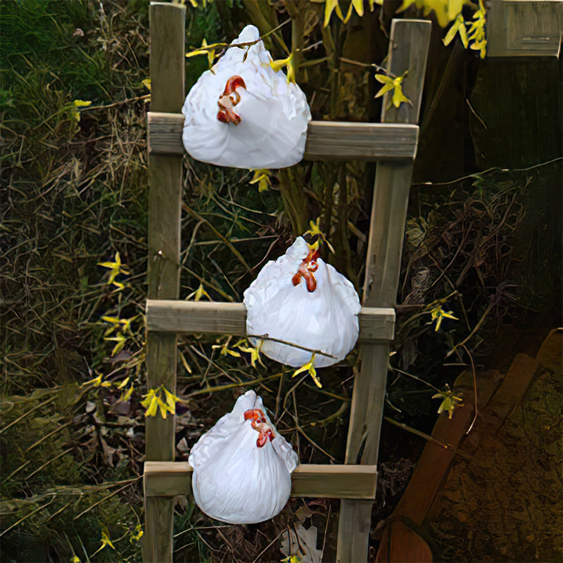 Hen Clamping Ladder Ornaments