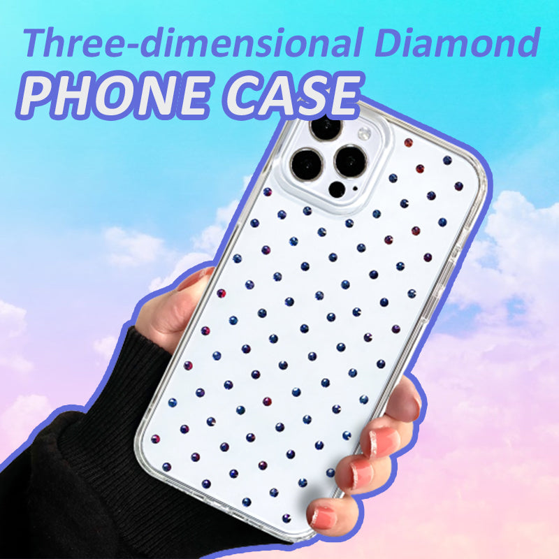 Three-dimensional Diamond Mobile Phone Case