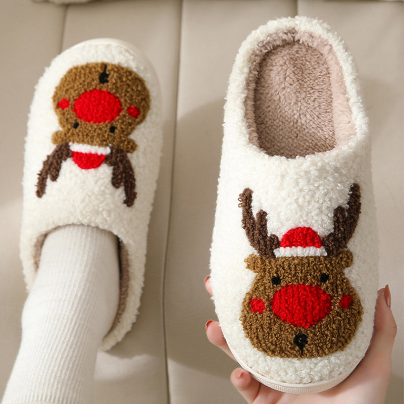 New Christmas Plush Cotton Shoes