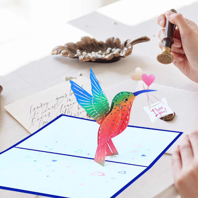 Mother's Day Hummingbird Pop-Up Card