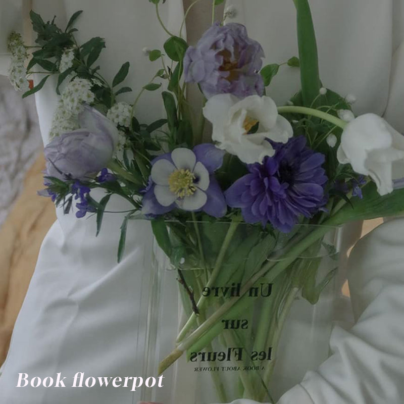 Ins Book Acrylic Vase