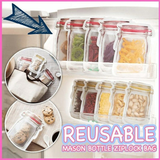 Mason Bottle Ziplock Bags