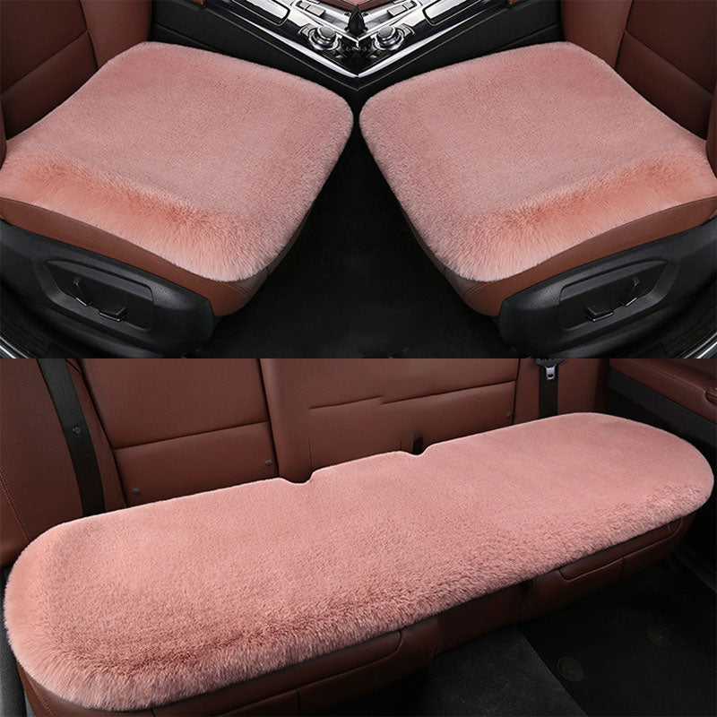 Winter Soft Warm Faux Rabbit Fur car seat Cushion