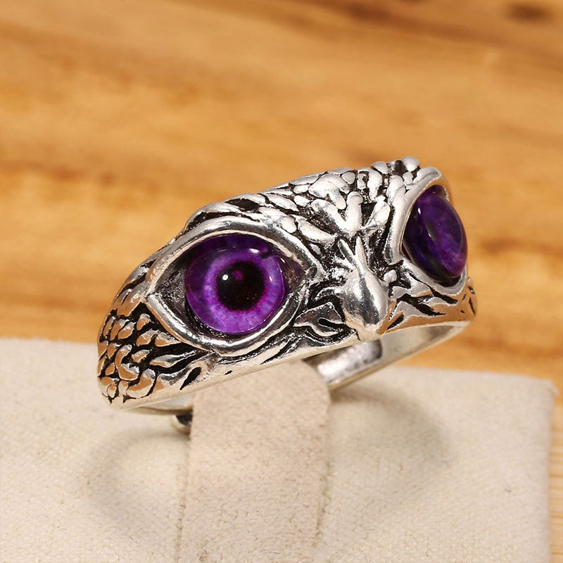 Owl Eye Vintage Statement Jewelry Ring