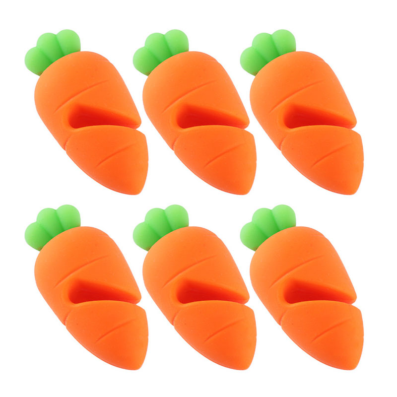 Silicone Baby Carrot Lid Elevated Spill Preventer🥕