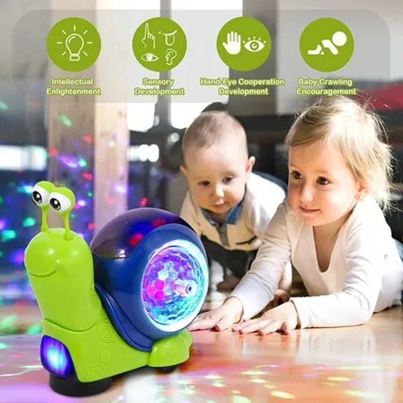 Music Light Educational Snail Toy