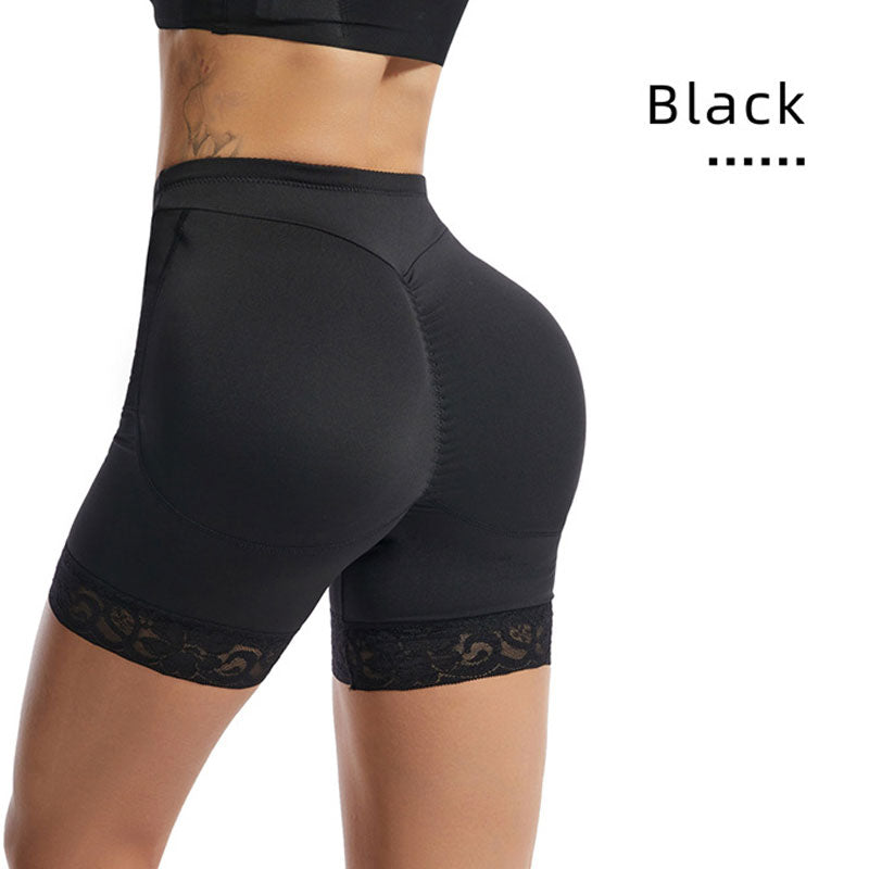 High-Waisted Sponge Pad Hip Lift Pants