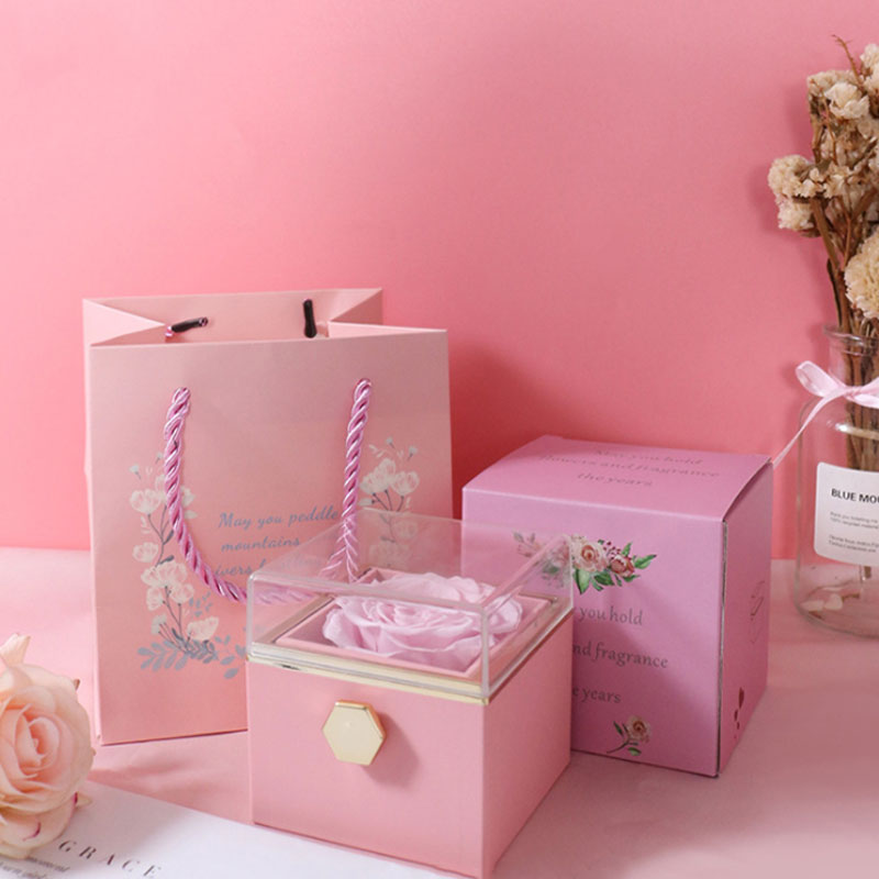 Rotating Rose Ornament Box