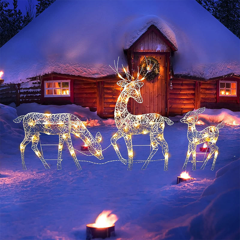 Art Elk Deer Christmas Decoration