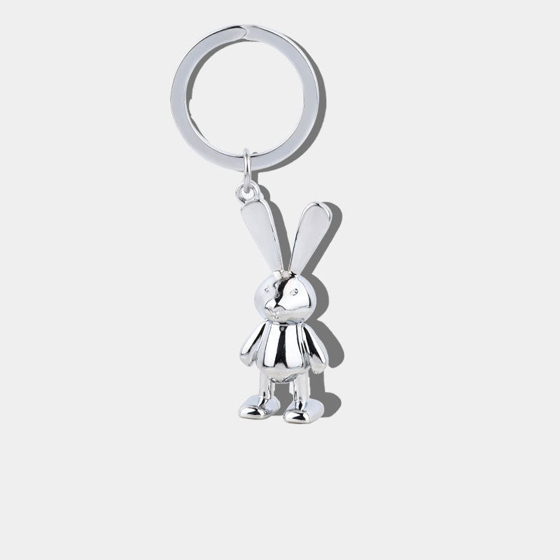 Exquisite Couple Rabbit Key Pendant