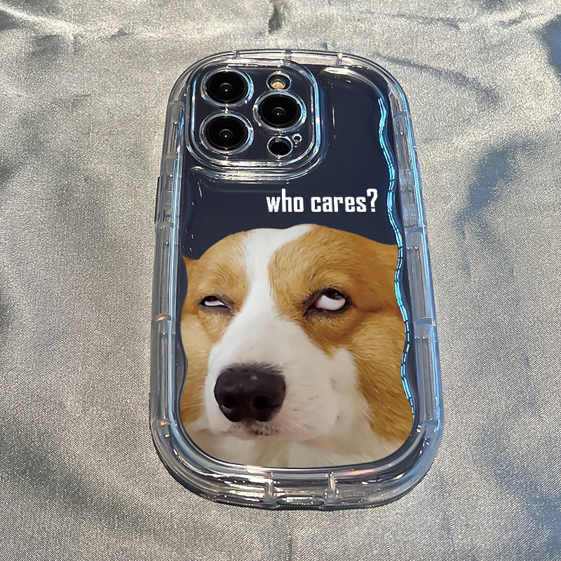 Funny Corgi Rolling Eyes Phone Case