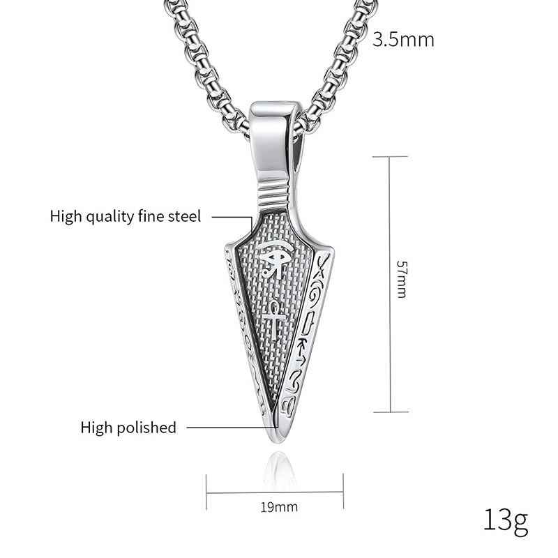 Spearhead Stainless Steel Necklace