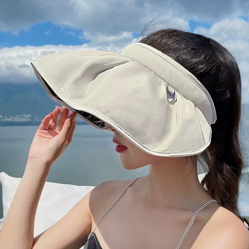 UV Protection Shell Visor Hat