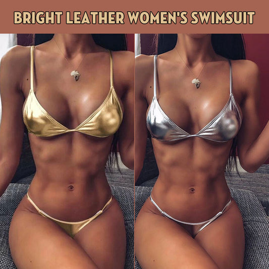 Bright Leather Women's Swimsuit