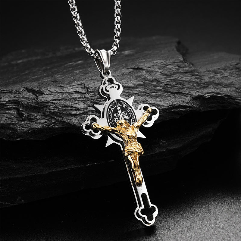 St. Benedict Exorcism Cross - Bless you andyour family