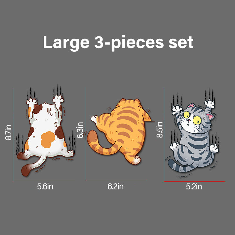 Cute cat cartoon decal car stickers