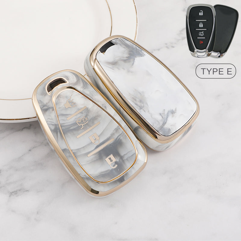 For Chevrolet-Car Rhinestone Keychain Key Case