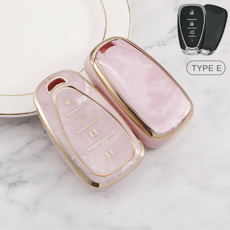 For Chevrolet-Car Rhinestone Keychain Key Case