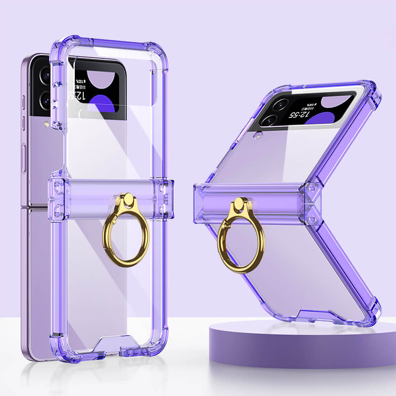 Transparent Airbag Anti-collision Folding Mobile Phone Case