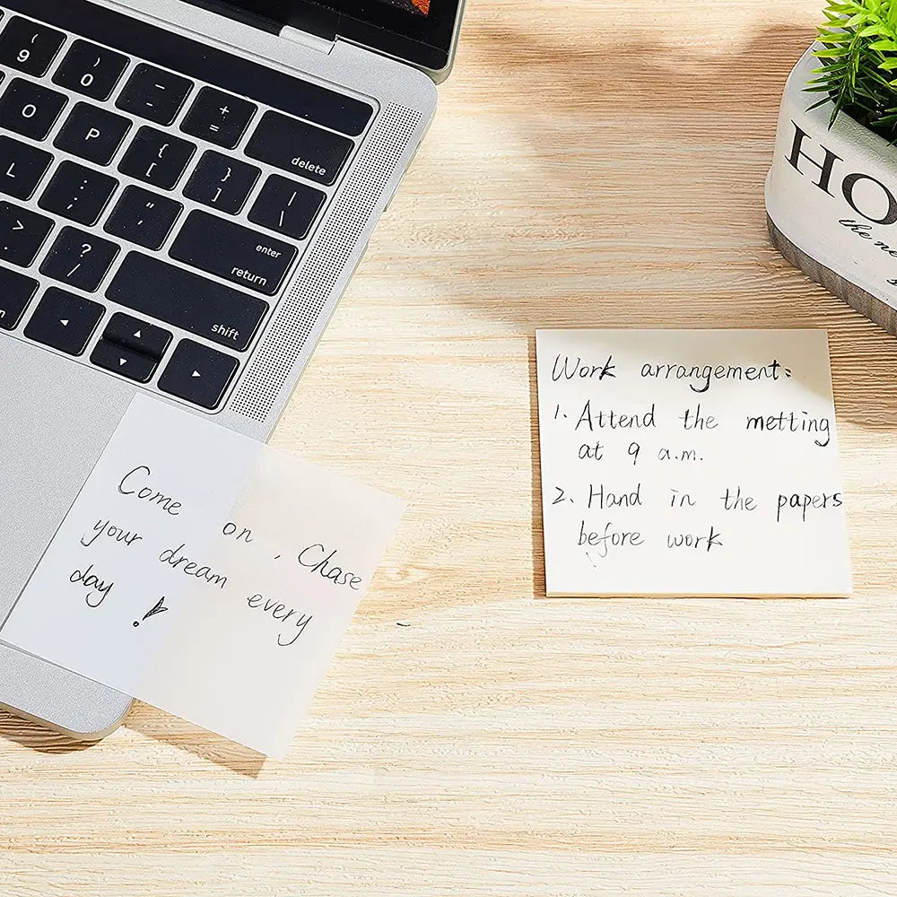 Transparent Sticky Notes