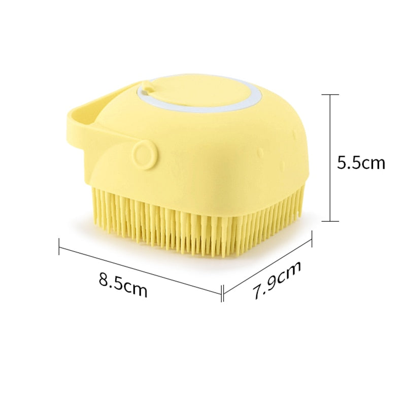 Silicone Pet Bath Shampoo Brush