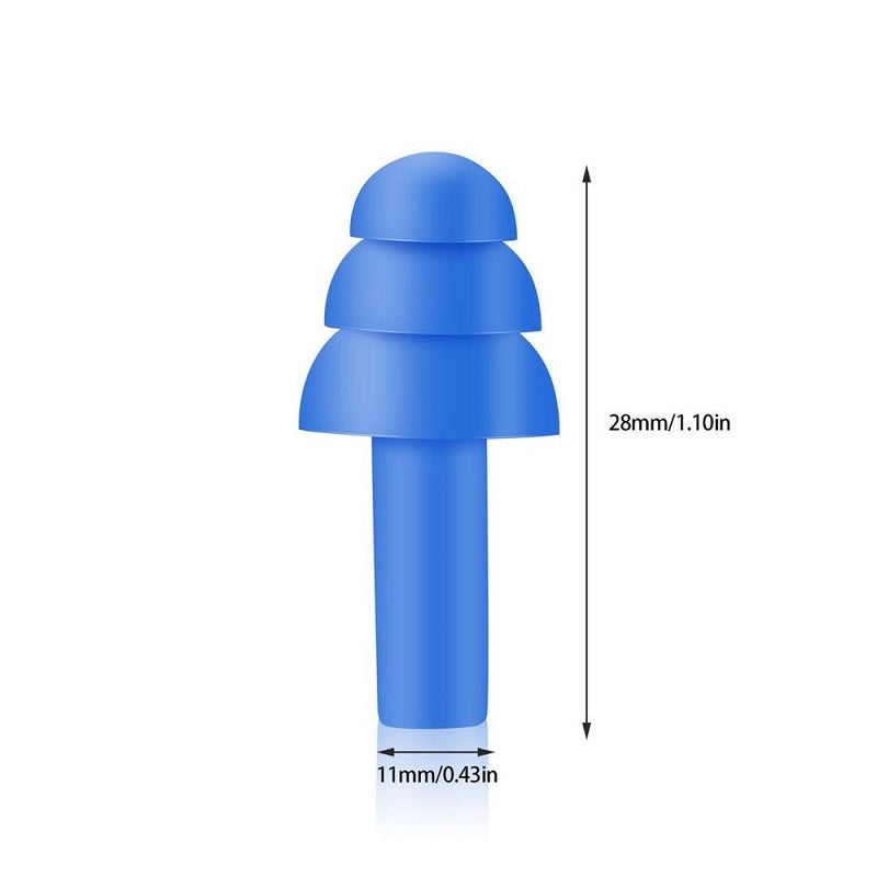 Spiral Solid Silicone Ear Plugs