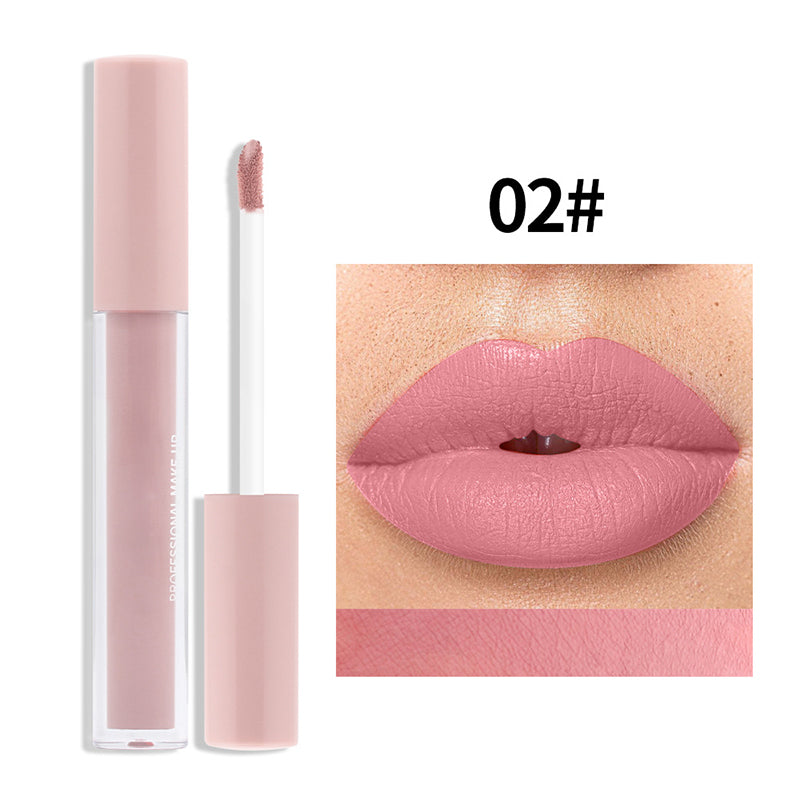 Non-stick Cup Nude Matte Thin Tube Lip Glaze