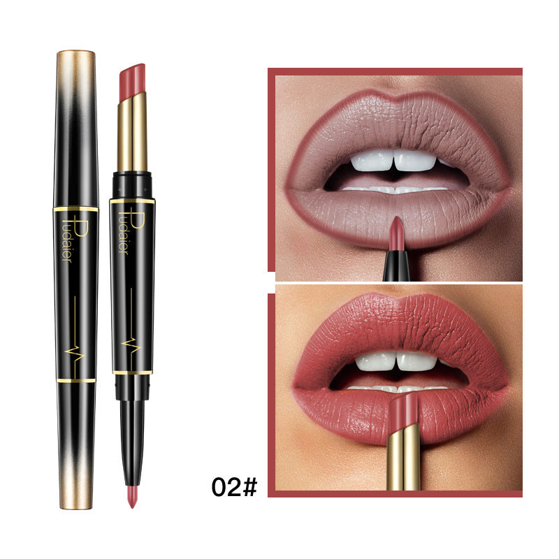 16 Color Long Lasting Lipstick + Lip Liner Combo