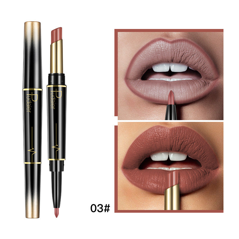 16 Color Long Lasting Lipstick + Lip Liner Combo