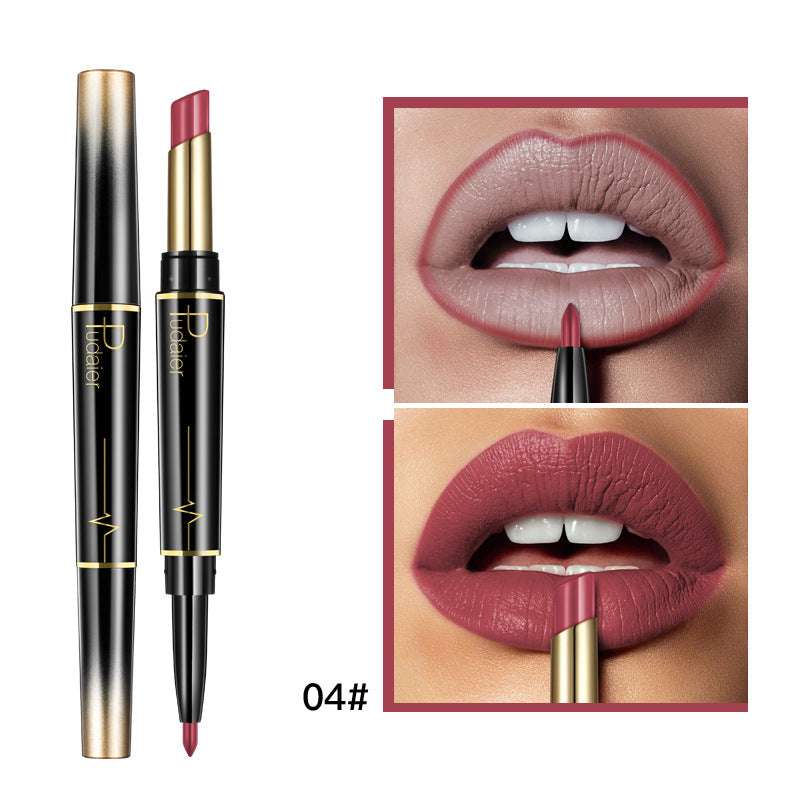 16 Color Long Lasting Lipstick + Lip Liner Combo