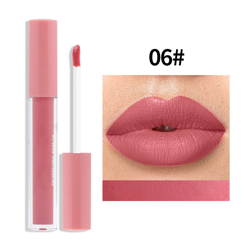 Non-stick Cup Nude Matte Thin Tube Lip Glaze