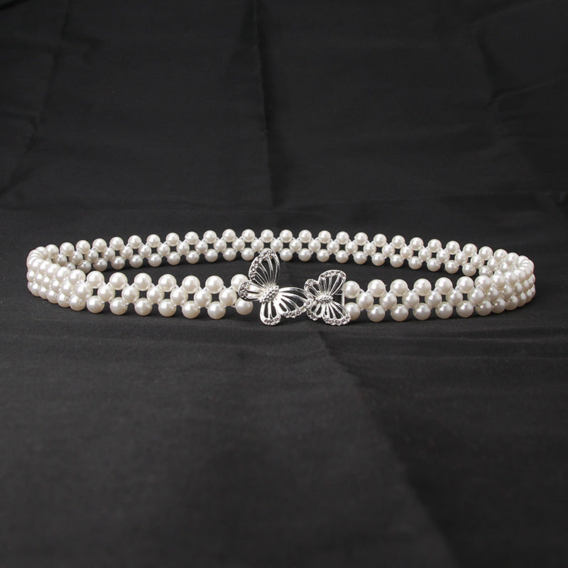 Women's Pearl Waist Chain