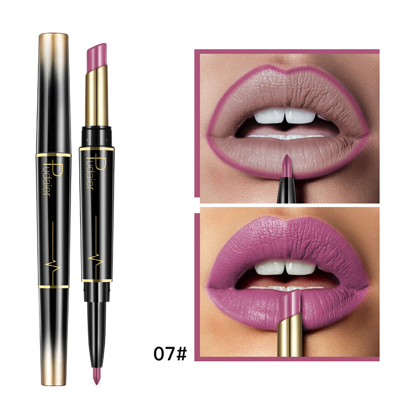 16 Color Long Lasting Lipstick + Lip Liner Combo