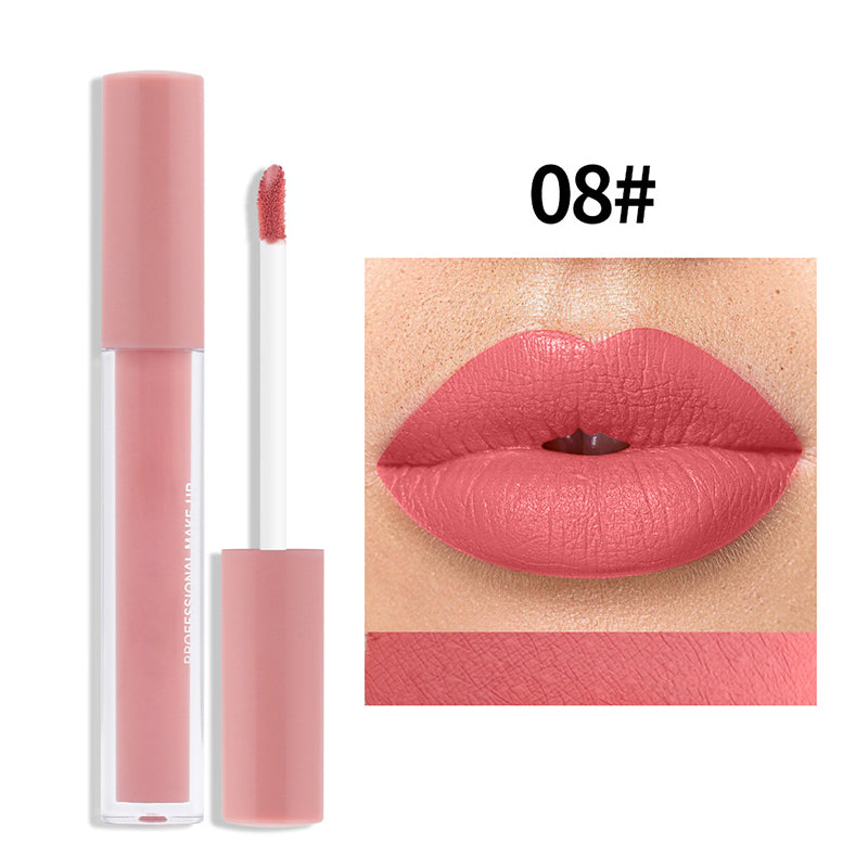 Non-stick Cup Nude Matte Thin Tube Lip Glaze